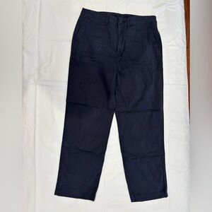Patagonia Navy Blue Chino wide leg Pants